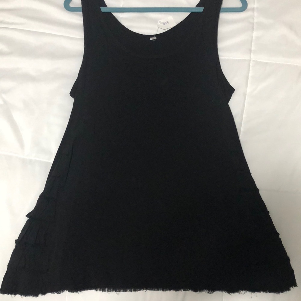 Black tank top